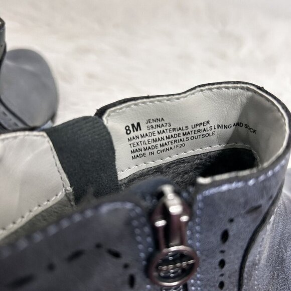 Jsport by Jambu 8 Jenna Weather Ready Blue Ankle BOOTS  Double Zip Memory Foam - Picture 10 of 10